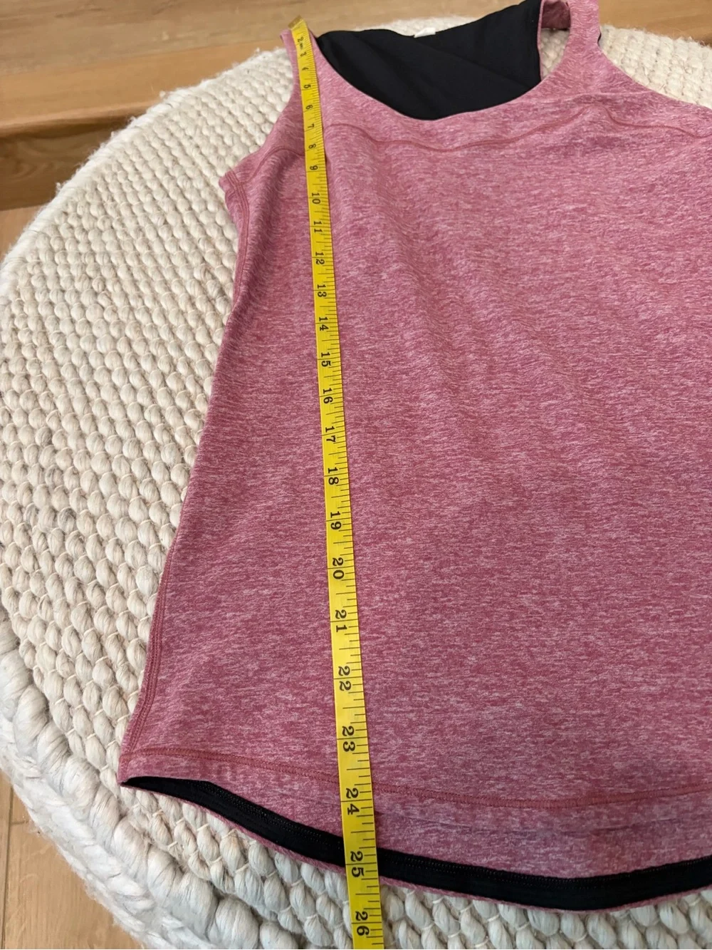 Lululemon Pink Heathered Racerback Tank - Picture 8 of 9